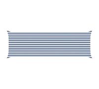 Generico Vela da Ombra Solare Blu e Bianco 6 x 2 m,Prato e Giardino,Vita all'aperto,Ombrelloni e parasole-42031090
