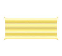 Generico Vela da Ombra Solare Giallo e Bianco 6 x 2,5 m,Prato e Giardino,Vita all'aperto,Ombrelloni e parasole-42031069