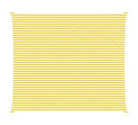 Generico Vela da Ombra Solare Giallo e Bianco 7 x 6 m,Prato e Giardino,Vita all'aperto,Ombrelloni e parasole-42031082