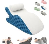 Generico Veliqu Sweet Spot Pillow, Upgraded Couples Pillow, 27° Ergonomic Memory Foam, Neck & Back Support, Ideal for Intimacy, Comfortable Posture for All Sleeping Positions (Blue)