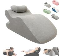 Generico Veliqu Sweet Spot Pillow, Upgraded Couples Pillow, 27° Ergonomic Memory Foam, Neck & Back Support, Ideal for Intimacy, Comfortable Posture for All Sleeping Positions (Dark Grey)
