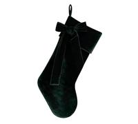 Generico Velvet Christmas Stocking with Bow | Festive Velvet Holiday Stockings with Decorative Bow, Christmas Tree, Fireplace Mantel, Stair Railing, Wall, Home, And Farmhouse Holiday Decor