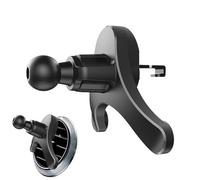 Generico Vent Clip Phone Holder, 360 Degree Rotatable Air Vent Phone Holder, Hands Automobile Cradle Clip For Smartphone, Anti-Shake Cell Phone Automobile Cradles For Vehicles