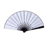 Generico Ventaglio Cinese a Led Luminoso - Ventilatore Pieghevole Illuminato | Ventaglio Pieghevole Grande Ventaglio Pieghevole Portatile in Tessuto Di Nylon | Grande Ventaglio Pieghevole Per