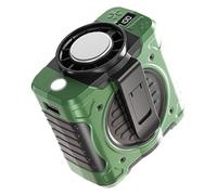 Generico Ventaglio da Borsetta Portable USB On Fan For Outdoor Use Handheld Camping Fan With USB Powered Flexible And Hand Strap For Travel And Outdoor Activities