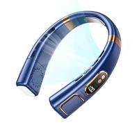 Generico Ventaglio da Collo, Ventilatore Pratico Ricaricabile Via USB, Regolabile A 5 Velocità Per Festival Sport All Aperto Viaggio Escursionismo Spiaggia Camminata Auto