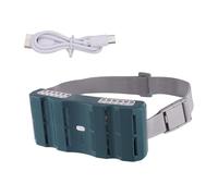 Generico Ventaglio da Vita | Ventilatore Portatile a Clip con Cintura Rinfrescante - Dispositivo Indossabile Ricaricabile con Doppio Flusso d'Aria per Spiaggia Corsa Esterno Ciclismo Lavori