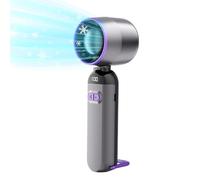 Generico Ventaglio Manuale | Ventilatore Da Scrivania Senza Pale Compatto - 100 Velocità Ricaricabile E Silenzioso Per Esterni Campeggio Spiaggia Camera Scrivania Palestra Dormitorio Clima Caldo