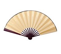 Generico Ventaglio pieghevole cinese - Ventilatore portatile in stile orientale da 8/10 pollici,Ventaglio per scrittura e pittura fai-da-te per decorazioni per sale da tè, ristoranti, bar