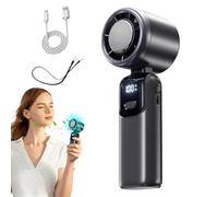 Generico Ventaglio Ricaricabile | Ventilatore Manuale Pieghevole Ricaricabile | Ventilatore C100 Modalità Aria, Essenziale Per Caldo In Ufficio Campeggio Picnic Viaggio Esterno