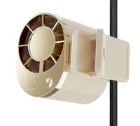 Generico Ventilateur À Pince - 9x6,5x7,2cm 158g Mini Souffleur De Ceinture Rechargeable 3 Vitesses, Ventilateur De Chemise Portable Pour Camping, Voiture, Voyage Et Activités Extérieures
