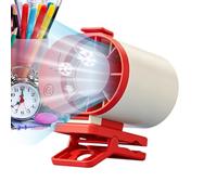 Generico Ventilateur À Pince Portable - 1000mAh Rechargeable, 3 Vitesses Et Rotation 360°, Petit Ventilateur Silencieux Pour Poussette Lit Et Bureau, Mini Fan Voyage Et Camping, ABS