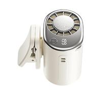 Generico Ventilateur De Table - Affichage Numérique LED Rechargeable, Modèle À Clipser Au Lit | Rotation 360 Degrés Portable | Pour Cyclisme Voyage Pêche Camping Voiture Plage
