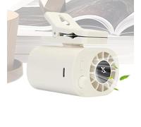Generico Ventilatore A Clip Portatile- 6,1x6,4x4,6 Cm Ventilatore Da Campeggio Compatto | Rotazione A 360° 100 Velocità Del | Per Autisti Viaggiatori Viaggi Campeggio Ufficio Camion Camper