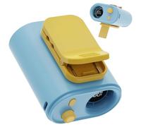 Generico Ventilatore a clip portatile,Display Digitale Mini Portatile a Batteria,Ventilatore da Scrivania con Clip - per Ufficio Casa Estate Viaggi Campeggio Escursioni Spiaggia Picnic