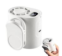 Generico Ventilatore a clip USB 5 Velocità con Display LED Ricaricabile