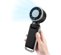 Generico Ventilatore A Mano 4000mAh Pieghevole Soffiatore D'Aria