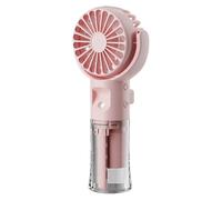 Genérico Ventilatore a mano con nebulizzatore, ventilatore portatile a mano con nebulizzatore, refrigeratore con 4 velocità, ricaricabile USB, per passeggiate, viaggi, spiaggia