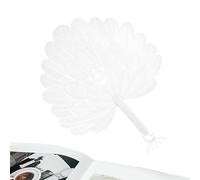 Genérico Ventilatore a mano portatile, strumento di raffreddamento a forma di coda, accessori per flusso d'aria personale, soffiatore manuale per viaggi all'aperto, casa, campeggio, ufficio