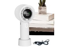 Genérico Ventilatore a Mano Ricaricabile - Ventilatore Portatile Rinfrescante - Ricaricabile Display Digitale 100 Velocità Per Casa E Esterno Campeggio Viaggi