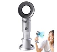 Genérico Ventilatore a mano,Ventilatore a mano ricaricabile tramite USB | piccoli ventilatori personali per viaggio,per uomini donne bambini interni esterni viaggi casa spiaggia