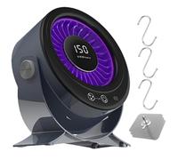 Generico Ventilatore a Parete,Ricaricabile con Display Digitale e Bassa Rumorosità | Mini Ventilatore da Scrivania Multivelocità,Per Studenti Ragazzi Ragazze Adolescenti Adulti Studio Camera da