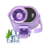 Genérico Ventilatore a pinza - Ricaricabile display digitale multi-funzione | Ventilatore personale a batteria, per uso domestico, camera da , ufficio esterno, carrello campeggio viaggio