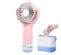 Generico Ventilatore a Portatile,Ventilatore Raffrescante A Nebulizzazione Con 3 Velocità E Ricarica USB,Rinfrescante Personale - Per Spiaggia Viaggi Campeggio Terrazza Giardino Esterno Ufficio