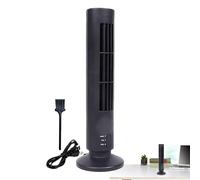 Genérico Ventilatore a torre per camera da letto, ventilatore elettrico senza pale, a torre verticale a basso rumore, ventilatore di raffreddamento e qualità dell'aria per viaggi, casa, dormitorio e