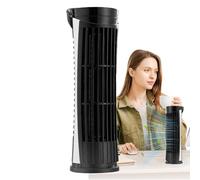 Genérico Ventilatore a torre, ventilatore ricaricabile USB, ventilatore portatile a LED, senza pale, per viaggi, scrivania, camera da , auto, cucina, uso interno