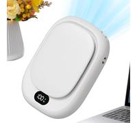 Genérico Ventilatore a vita | Dispositivo di raffreddamento ad aria personale con display digitale,ventilatore ricaricabile per sotto la camicia | Per escursionismo spiaggia Escursione Campeggio