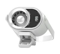 Genérico Ventilatore con clip, ricaricabile display digitale multi-funzione | ventilatore personale a batteria | per uso domestico camera da , ufficio esterno, carrello campeggio viaggio