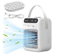 Generico Ventilatore Condizionatore Portatile | Rinfrescante Personale Aria Fresca,Ventilatore Desktop Silenzioso Per Camera Soggiorno Campeggio Dormitorio