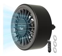 Generico Ventilatore Da Auto - Ventilatore A Clip Rinfrescante Per Auto - Decorazione Profumata Con Luci Colorate E Dispositivo Rinfrescante Per Furgoni Camion Pickup E
