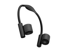 Generico Ventilatore da collo - 3 Velocità Ventilatore da Collo Regolabile a 90 Gradi 2400 mAh,Mini Tascabile Silenzioso - Per Caldo Viaggi Casa Ufficio Scuola Pendolarismo Sport Escursionismo