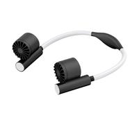 Generico Ventilatore Da Collo Portatile Ricaricabile | 3 Velocità Ventilatore da Collo Regolabile a 90 Gradi 2400 mAh | Mini Tascabile Silenzioso,per estate interni esterni casa ufficio scuola viag