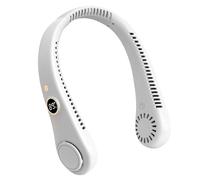 Generico Ventilatore da collo | Ventilatore senza lama a mani libere - le di raffreddamento alimentate tramite USB, 5 velocità del per uomini e donne, viaggi, escursioni, ciclismo all'aperto