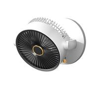Generico Ventilatore Da Scrivania | Display Digitale Ventilatore Oscillante Ricaricabile,Elettrodomestico USB Portatile per Casa Ufficio Auto Viaggio Esterno Camera Da Letto