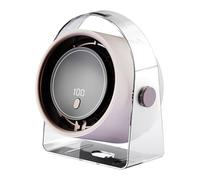 Genérico Ventilatore Da Scrivania Tranquillo - Ventilatore Da Intestazione | Portatile Da Scrivania Senza Lama | Assistenti Di Oscillazione Ricaricabile Per Camminare Per L'Automobile A Casa