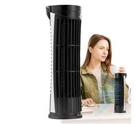 Generico Ventilatore Da Tavolo - Scrivanie Buie, Estetica Con Luce LED Integrata, Nucleo Di Alimentazione Da 3,5 W + Unità Ventola Ricaricabile Tramite USB, Funzionamento Silenzioso - Per Cruscotti