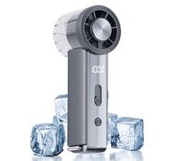 Generico Ventilatore Elettrico a Mano - Apparecchio Regolabile per Caldo - Mini Ventilatore Palmare 6 Velocità,Per Studenti Adolescenti Ragazzi Ragazze Adulti Spiaggia Picnic Festival Musicale Scuola