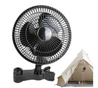 Generico Ventilatore Grow Tent - Ventola oscillante con Clip in ABS 25W 17,5x33x22cm | Ventilatore a Clip Silenzioso a 2 velocità, Camera da della Cucina, Officina per roulotte, Ventilazione per l'
