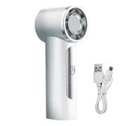 Generico Ventilatore Manuale Rinfrescante,Ventaglio a Mano Ricaricabile con Flusso Potente | Portatile Silenzioso Per Esterno Trucco Matrimoni E Sport