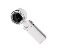 Genérico Ventilatore manuale, strumento di raffreddamento a a 5 marce, 17,5 x 6,2 x 5,5 cm, comodo da trasportare, ricaricabile tramite USB, pieghevole, raffreddamento personale