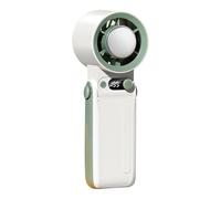 Genérico Ventilatore Mini - Ventilatore mini personale ricaricabile 6000 mAh, pieghevole, per le donne, camera da letto, spiaggia, esterno, auto, ufficio, campeggio