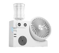 Generico Ventilatore nebulizzatore | Nebulizzatore Raffrescante da Tavolo Ricaricabile USB,Ventilatore Portatile a - Per Dormitorio, Ufficio, Camera Da, Scrivania, Interni, Casa, E Estate