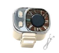 Generico Ventilatore Per Camicia,Ricaricabile USB con Display Digitale - Ventilatore Personale Retrò a Mano,per Borsa Cintura Camicia Interni Esterni Scrivania Casa Ufficio Scuola Viaggi Spostamenti