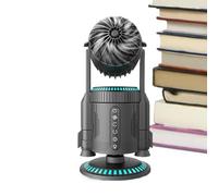 Generico ventilatore per scrivania - Raffreddatore Personale a Forma di con Luce,Ventilatore Portatile Ricaricabile con Spray Nebulizzante,Per campeggio viaggio esterno spiaggia camera cucina casa