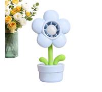 Generico Ventilatore personale,3 velocità - Ricaricabile via USB con luce notte, ventilatore da viaggio - per adulti, studenti, estate, auto,