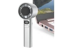 Generico Ventilatore Portatile - 120 Velocità Silenzioso Display Digitale - Ventilatore Portatile Per Viaggio - Per Clima Caldo Casa Ufficio Scuola Pendolarismo Viaggio Camminate Campeggio